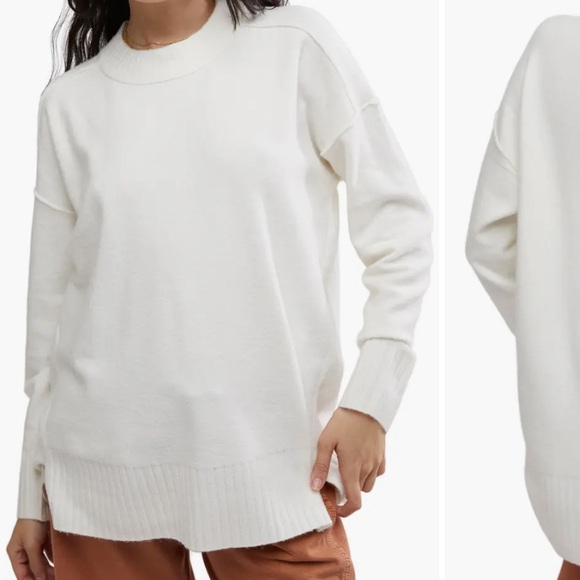 Free People Phoebe High-Low Tunic Sweater